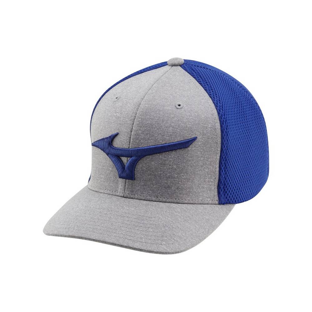 Panske Čiapky Mizuno Fitted Meshback Golf Kráľovská Modrá Vypredaj NEQC18439